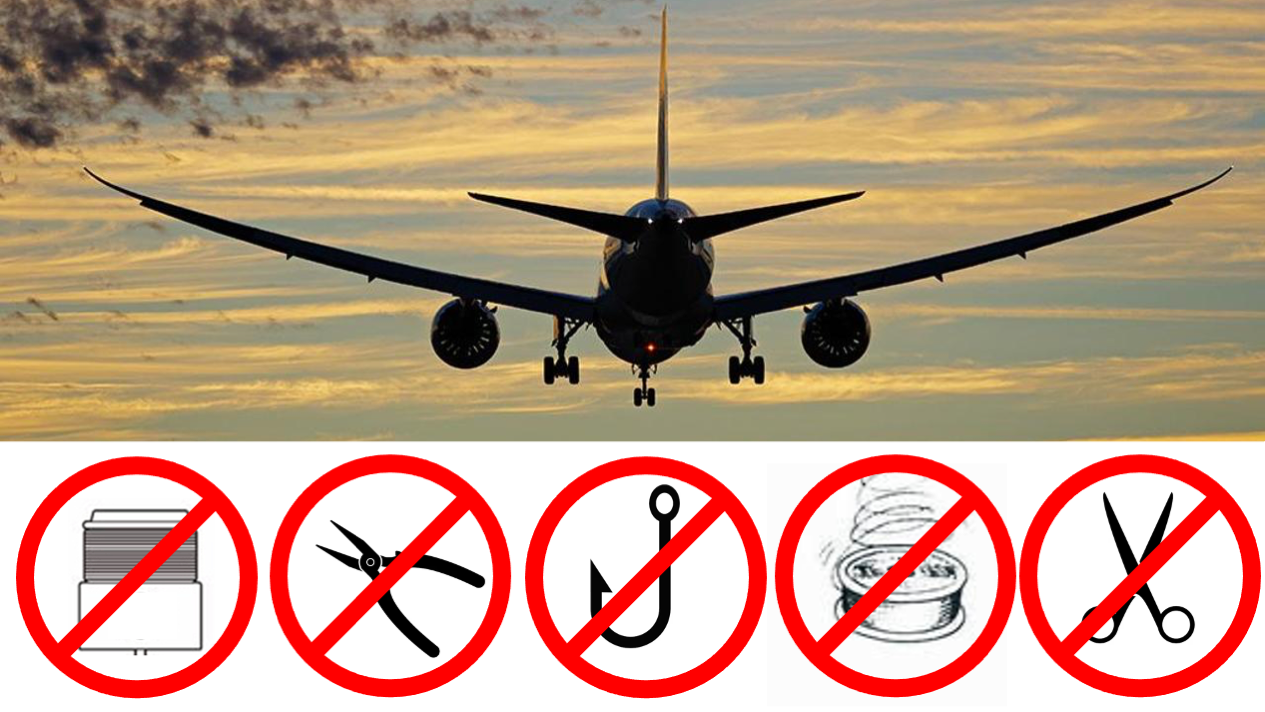 Come trasportare le attrezzature da pesca in aereo